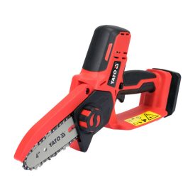YATO Akumulátorová reťazová píla 100 mm 18 V (bez akumulátora + nabíjačky)   YATO Akumulátorová reťazová píla 100 mm 18 V (bez akumulátora + nabíjačky)