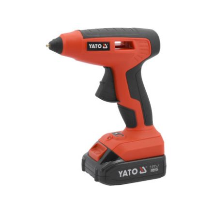 YATO Akumulátorová lepiaca pištoľ 11 mm 18 V Li-Ion (1 x 2,0 Ah batéria + nabíjačka)