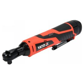 YATO Akumulátorový rohový rázový uťahovák 3/8" 45 Nm 12 V Li-Ion (1 x 2,0 Ah batéria + nabíjačka)   YATO Akumulátorový rohový rázový uťahovák 3/8" 45 Nm 12 V Li-Ion (1 x 2,0 Ah batéria + nabíjačka)