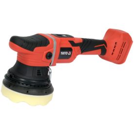 YATO Akumulátorová excentrická leštička 125 mm 18 V (bez akumulátora a nabíjačky)   YATO Akumulátorová excentrická leštička 125 mm 18 V (bez akumulátora a nabíjačky)