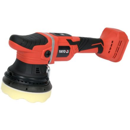 YATO Akumulátorová excentrická leštička 125 mm 18 V (bez akumulátora a nabíjačky)