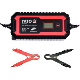 YATO Nabíjačka batérií 6/12 V 2/8 A max. LCD displej s kapacitou 200 Ah   YATO Nabíjačka batérií 6/12 V 2/8 A max. LCD displej s kapacitou 200 Ah