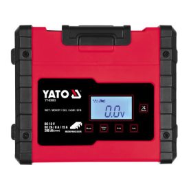 YATO Nabíjačka batérií 12 V 2/8/15 A max. LCD displej s kapacitou 200 Ah   YATO Nabíjačka batérií 12 V 2/8/15 A max. LCD displej s kapacitou 200 Ah