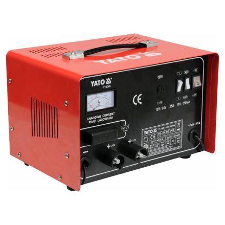 YATO nabíjačka batérií 12-24 V / 25 A / 170-350 Ah