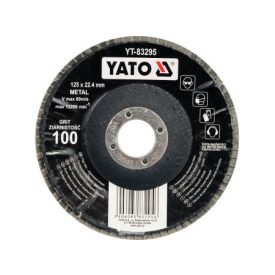 YATO lamelový brúsny kotúč sklonený 125 x 22,2 mm / P100   YATO lamelový brúsny kotúč sklonený 125 x 22,2 mm / P100