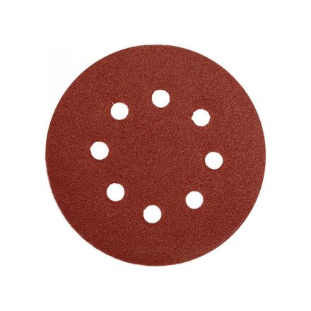 YATO Brúskový kotúč na suchý zips 125 mm / P100 8 otvorov (5 ks)