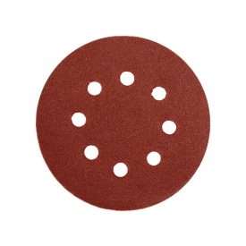 YATO Kotúč na brúsenie na suchý zips 125 mm / P180 8 otvorov (5 ks)   YATO Kotúč na brúsenie na suchý zips 125 mm / P180 8 otvorov (5 ks)