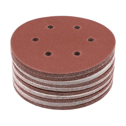 YATO Brúsený disk na suché zipsy 150 mm / P80 6 dier (50 ks)