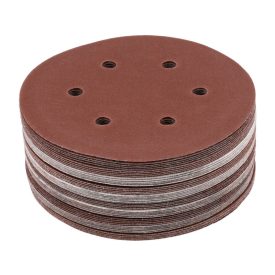 YATO Brúsny kotúč s suchým zipsom 150 mm / P150 6 otvorov (50 ks)   YATO Brúsny kotúč s suchým zipsom 150 mm / P150 6 otvorov (50 ks)