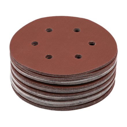 YATO Fibrózový kotúč na suché zipsy 150 mm / P240 6 otvorov (50 ks)