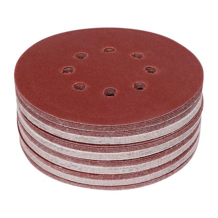 YATO Brúsny kotúč so suchým zipsom 150 mm / P120 8 otvorov (50 ks)