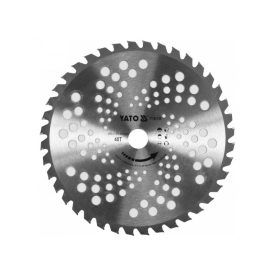 YATO kosačka na trávu kotúč krovinorezu 40T 255 x 25,4 mm   YATO kosačka na trávu kotúč krovinorezu 40T 255 x 25,4 mm