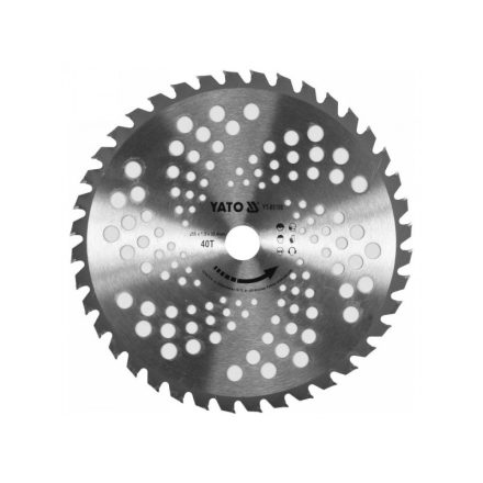 YATO kosačka na trávu kotúč krovinorezu 40T 255 x 25,4 mm