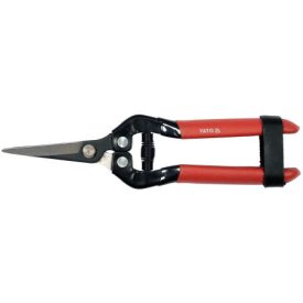 YATO záhradnícke nožnice 180 mm (zahnuté) na zber ovocia a rezanie kvetov   YATO záhradnícke nožnice 180 mm (zahnuté) na zber ovocia a rezanie kvetov