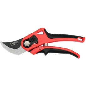 YATO záhradnícke nožnice 208 mm teflónom potiahnutý nastaviteľný bočný strih   YATO záhradnícke nožnice 208 mm teflónom potiahnutý nastaviteľný bočný strih
