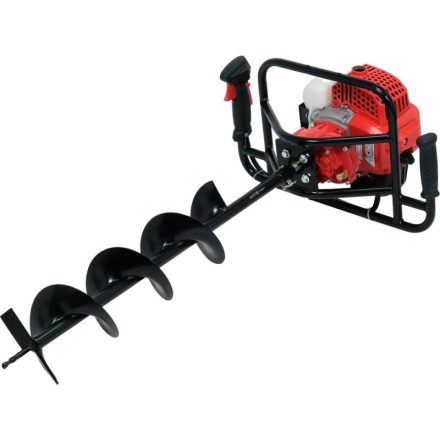 YATO Benzínový pôdny vrták 51,2 cm3 + 3 vrtáky